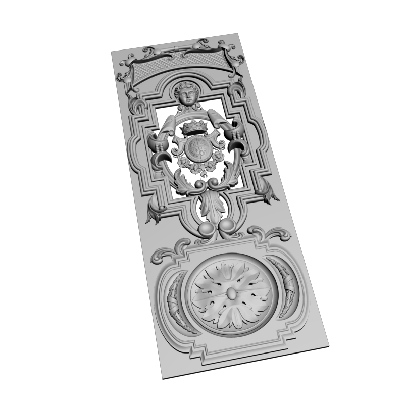 картинка Двери резные H3-086 3D-STL.COM