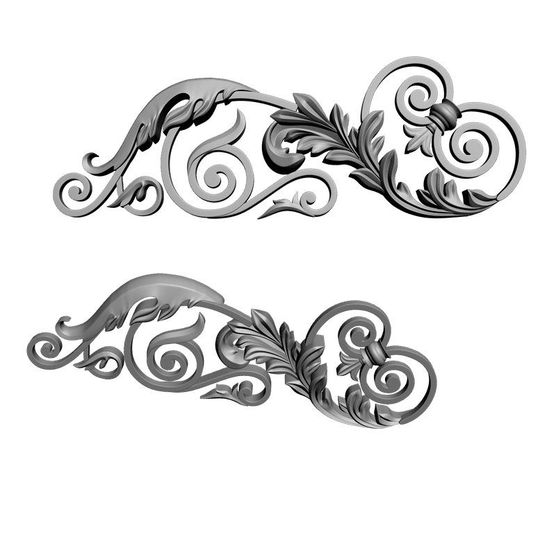 картинка Накладка резная D10-063 3D-STL.COM
