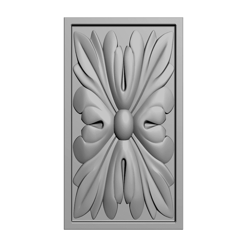 картинка Розетка резная D16-043 3D-STL.COM