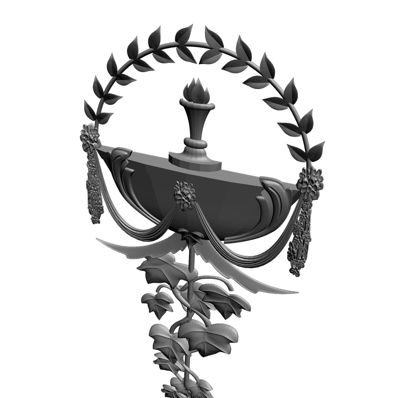 картинка Накладка резная D10-082 3D-STL.COM