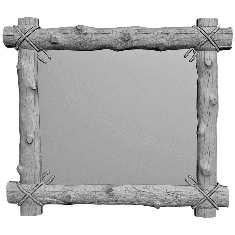 картинка Рамка резная D14-161 3D-STL.COM