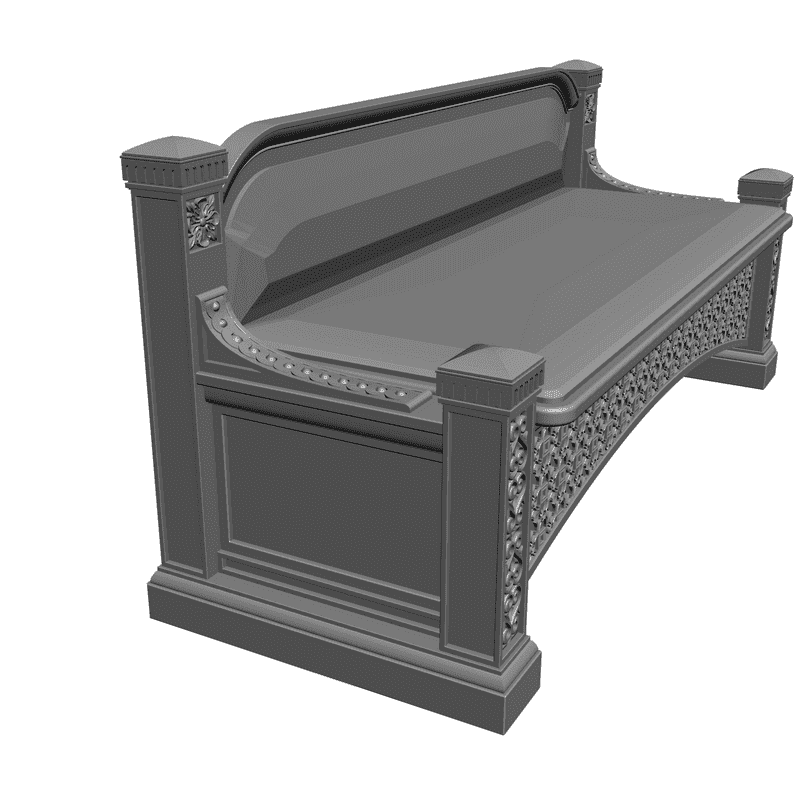 картинка Скамейка M7-004 3D-STL.COM