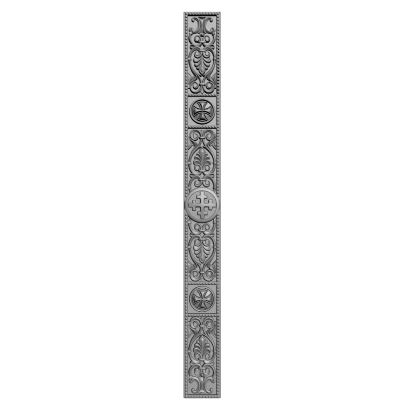 картинка Накладка декоративная Лента D10-437 3D-STL.COM