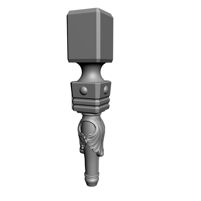 картинка Ножка мебельная резная M6-121 3D-STL.COM