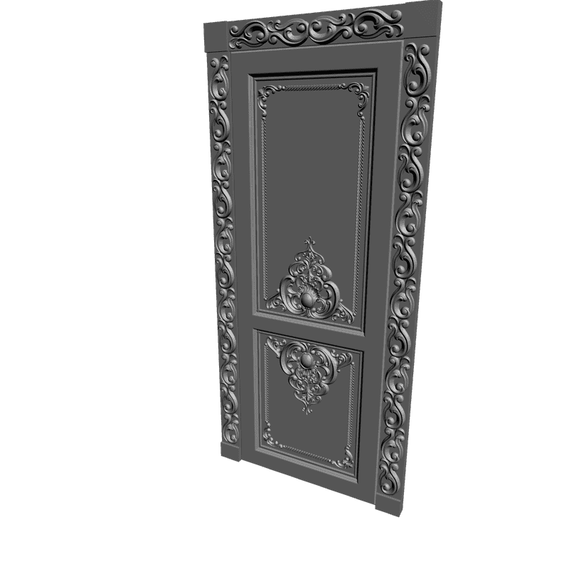 картинка Дверь резная H3-031 3D-STL.COM