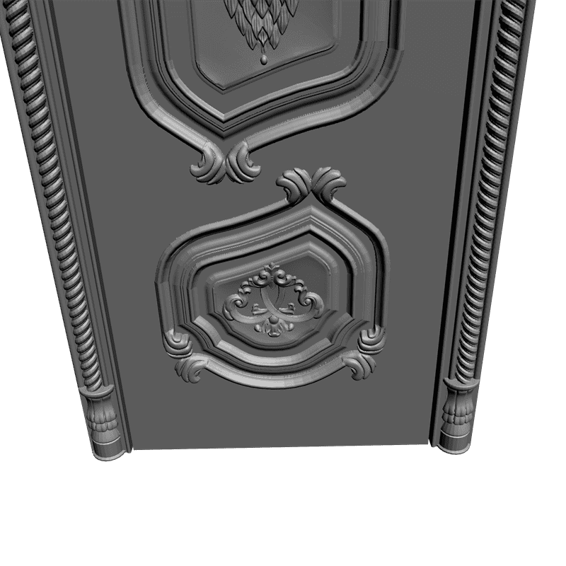 картинка Дверь резная H3-035 3D-STL.COM