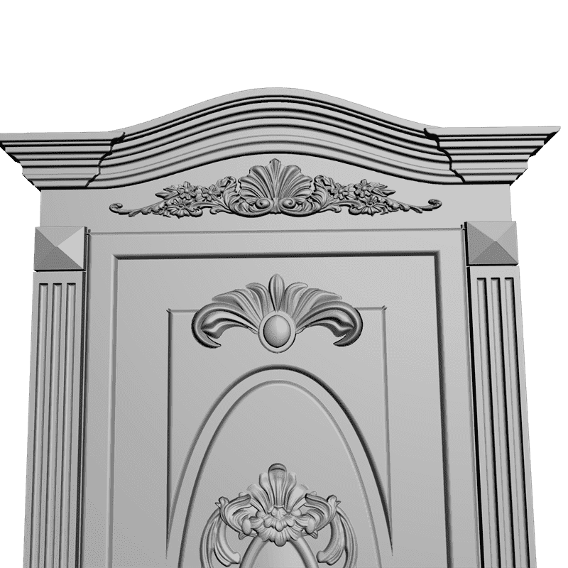 картинка Дверь резная H3-038 3D-STL.COM