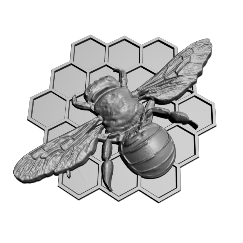 картинка Пчела F6-069 3D-STL.COM