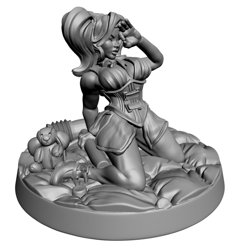 картинка Плохая девочка L3-421 3D-STL.COM