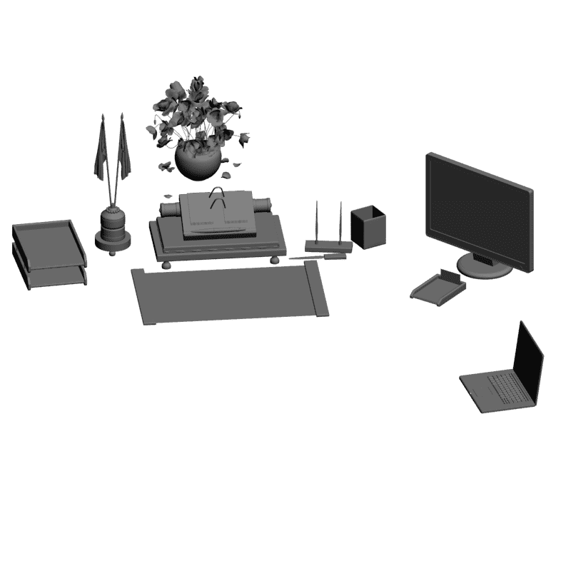 картинка Набор предметов P4-234 3D-STL.COM