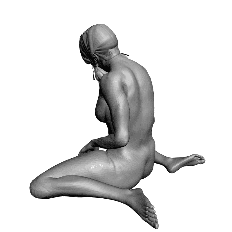 картинка Девушка L3-010 3D-STL.COM