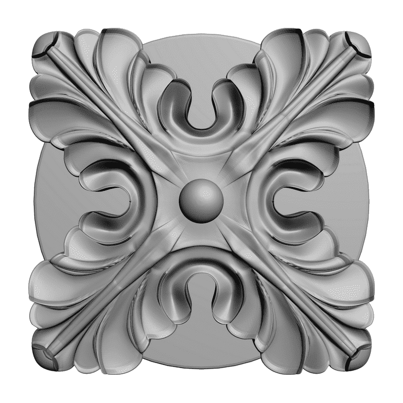 картинка Розетка резная D16-006 3D-STL.COM