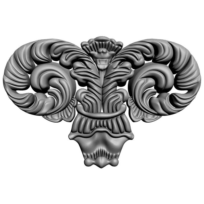 картинка Накладка резная D10-018 3D-STL.COM