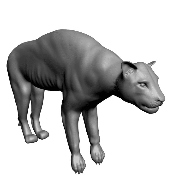 картинка Львица F1-155 3D-STL.COM