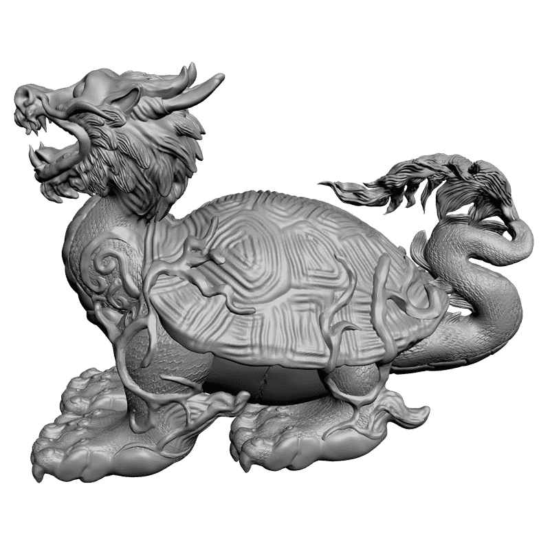 картинка Китайская черепаха F6-007 3D-STL.COM