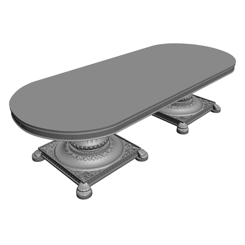 картинка Овальный стол M8-058 3D-STL.COM
