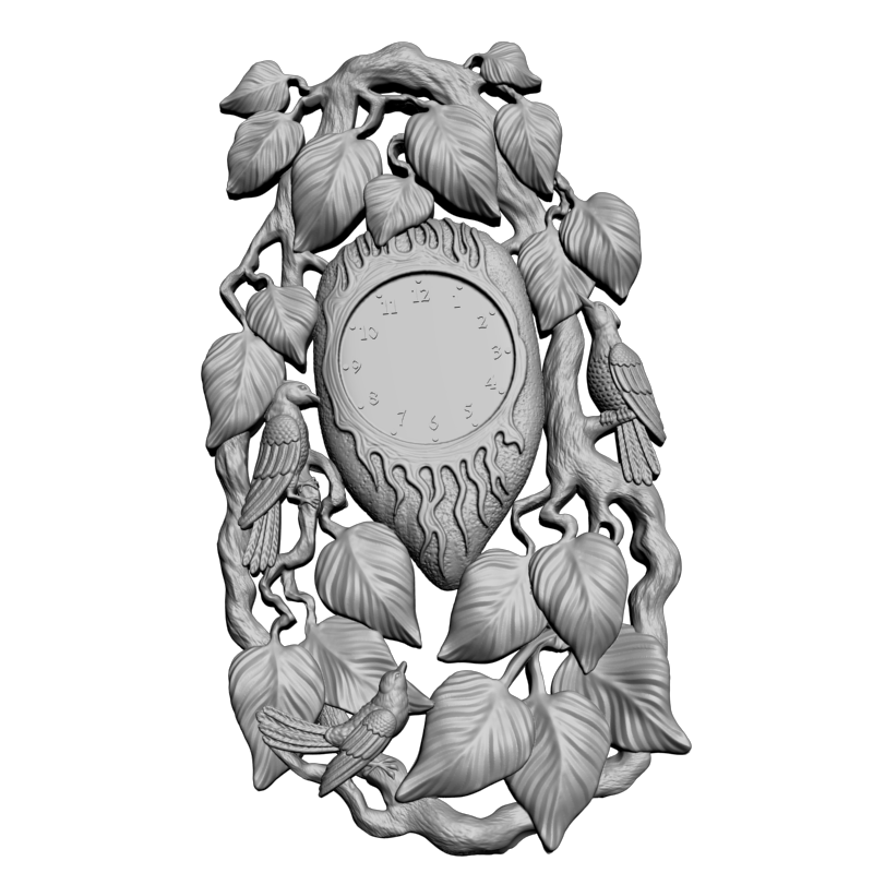картинка Птицы в листве P3-180 3D-STL.COM