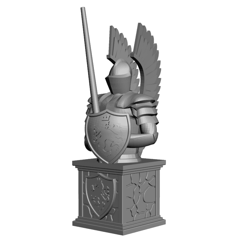 картинка Рыцарские доспехи P4-328 3D-STL.COM