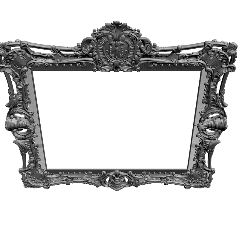 картинка Рамка резная D14-257 3D-STL.COM