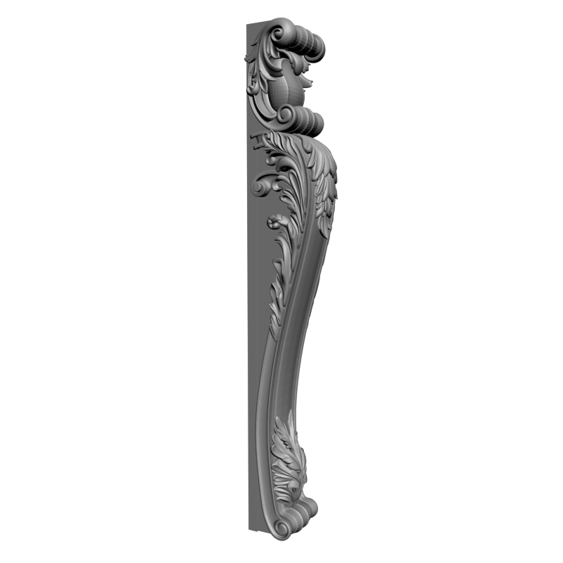 картинка Кронштейн резной D9-222 3D-STL.COM