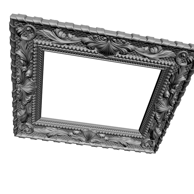 картинка Рамка резная D14-194 3D-STL.COM