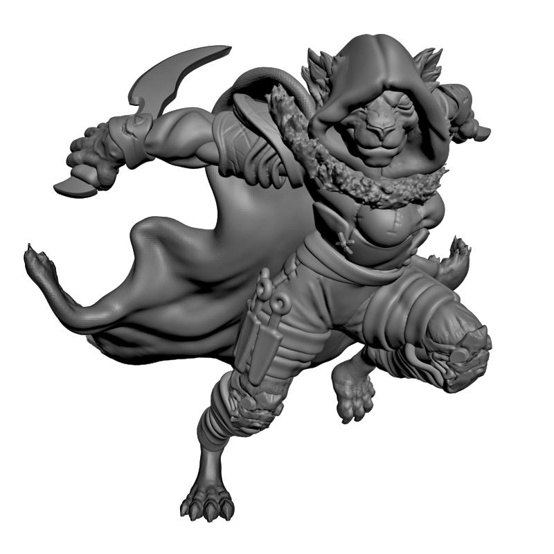 картинка Tabaxi Нищеброд PI1-457 3D-STL.COM