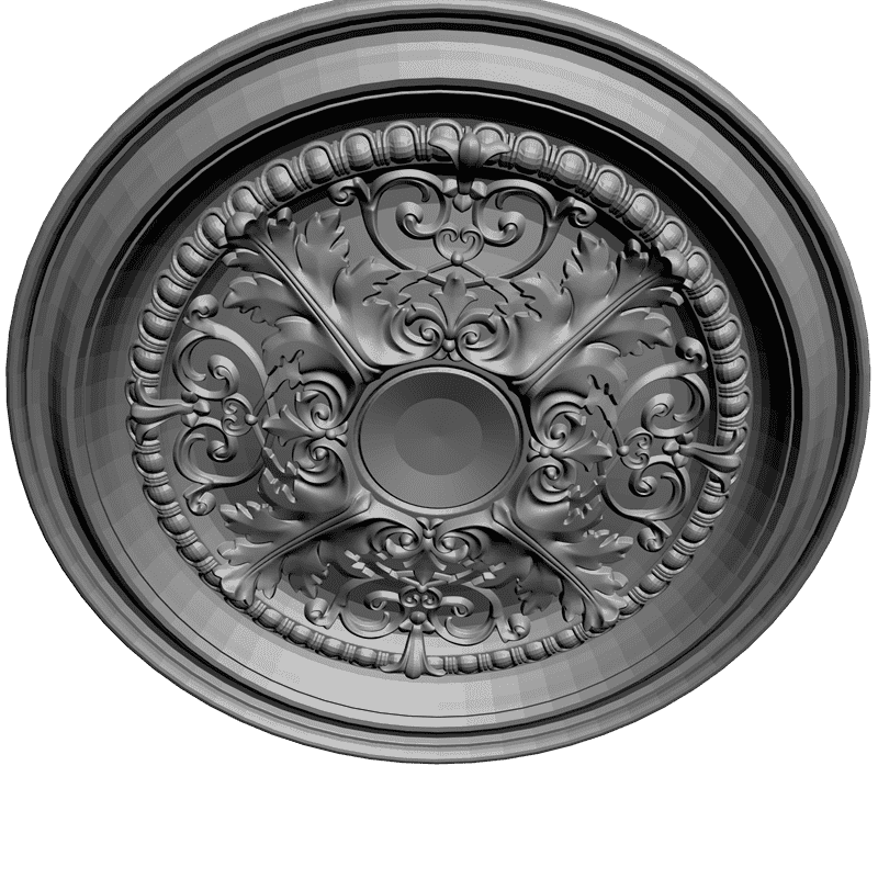 картинка Розетка резная D16-062 3D-STL.COM