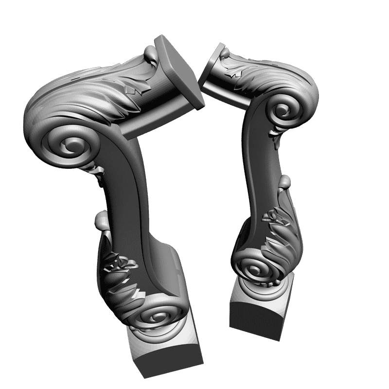 картинка Столб резной D17-037 3D-STL.COM