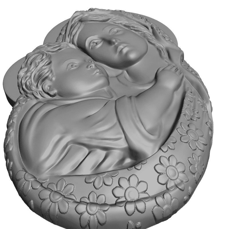 картинка Богоматерь V6-011 3D-STL.COM