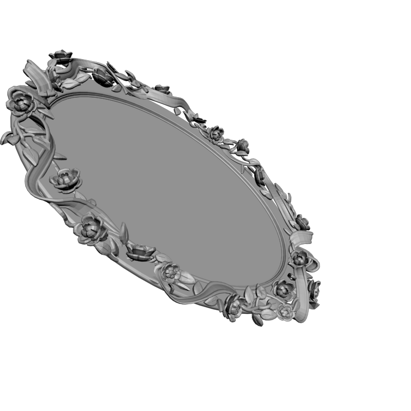 картинка Рамка резная под зеркало D14-676 3D-STL.COM