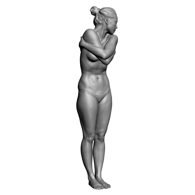 картинка Голая девушка L3-228 3D-STL.COM