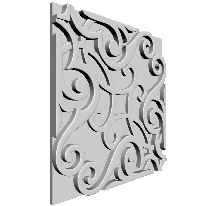 картинка Панель резная D11-128 3D-STL.COM