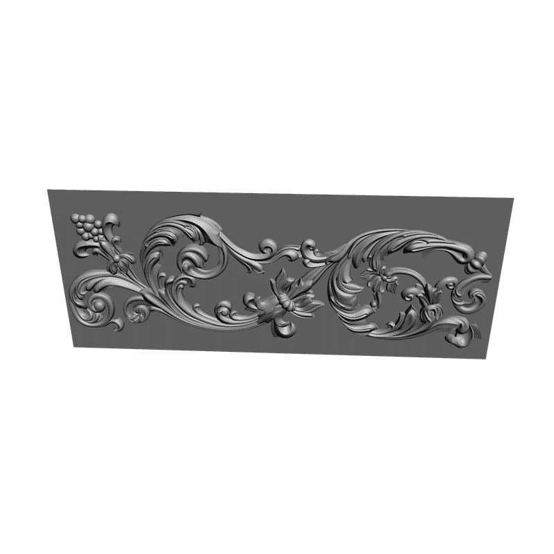 картинка Накладка резная D10-074 3D-STL.COM