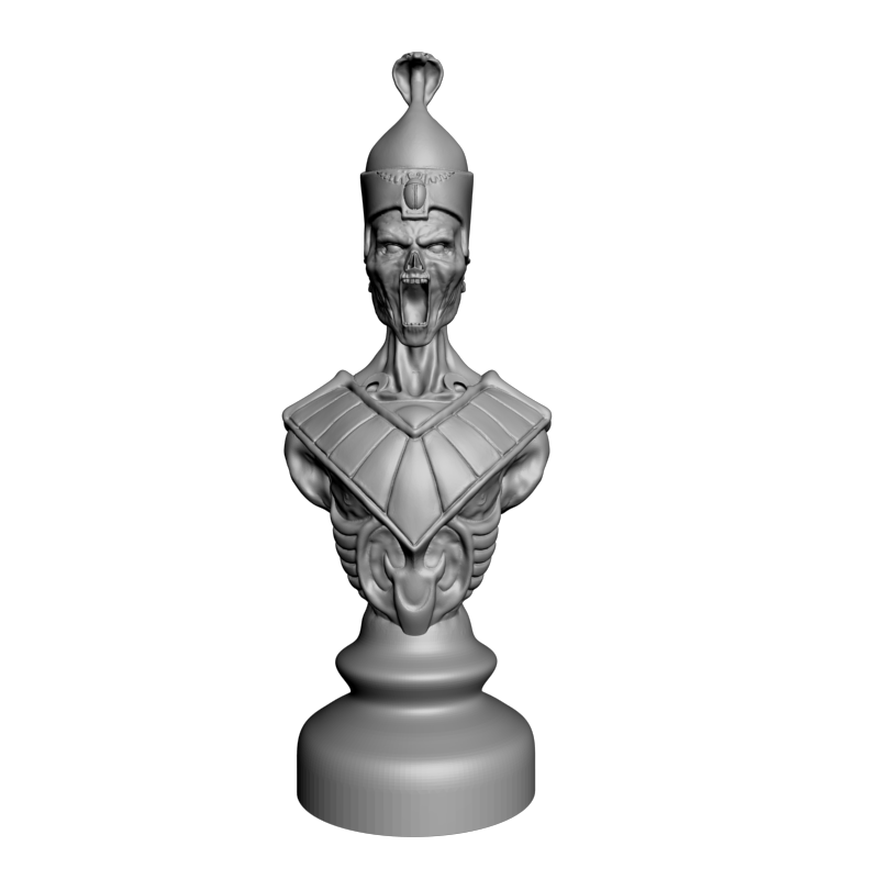 картинка Египетские мумии Слон PI3-145 3D-STL.COM