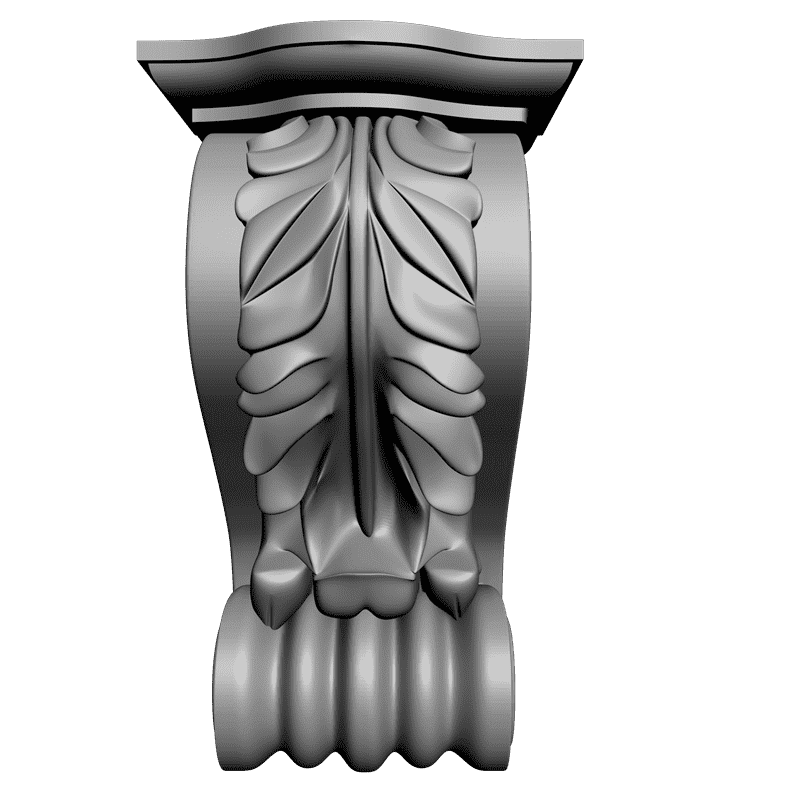 картинка Кронштейн резной D9-047 3D-STL.COM