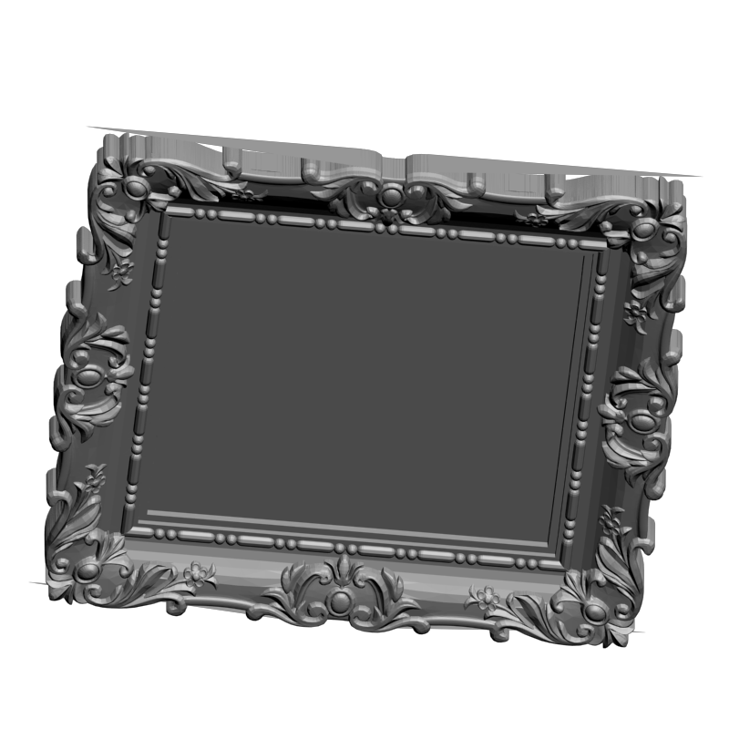 картинка Рамка резная D14-571 3D-STL.COM