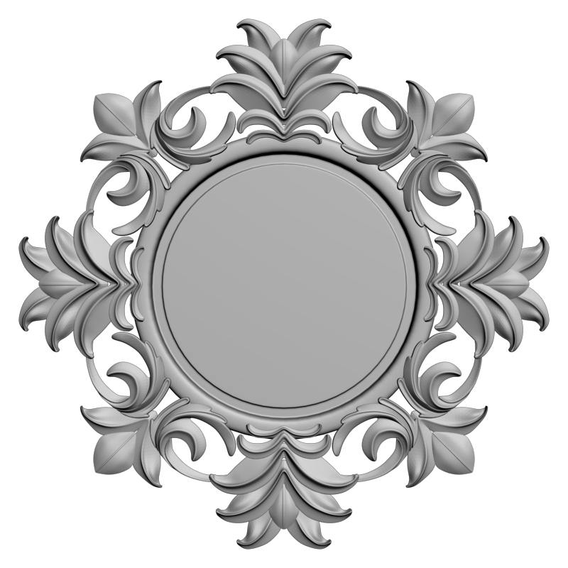 картинка Рамка резная D14-647 3D-STL.COM
