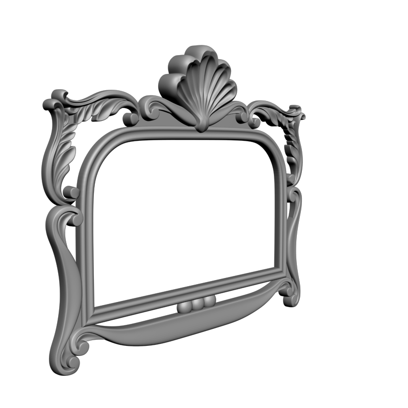картинка Рама резная D14-419 3D-STL.COM