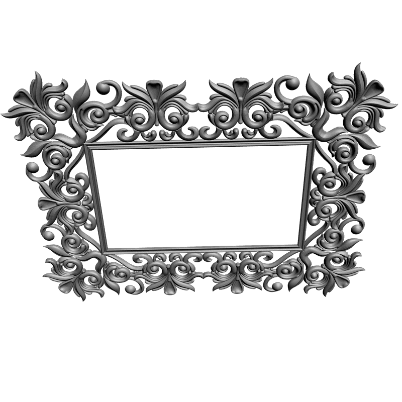 картинка Рамка резная D14-090 3D-STL.COM