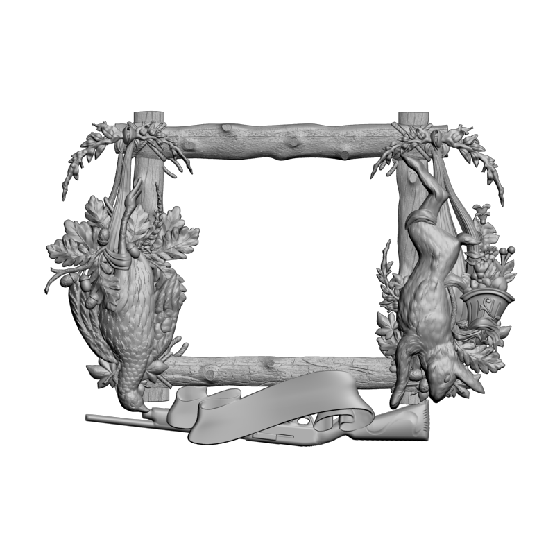картинка Рама резная D14-475 3D-STL.COM