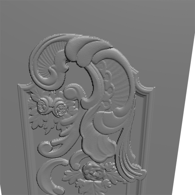 картинка Дверь резная H3-018 3D-STL.COM