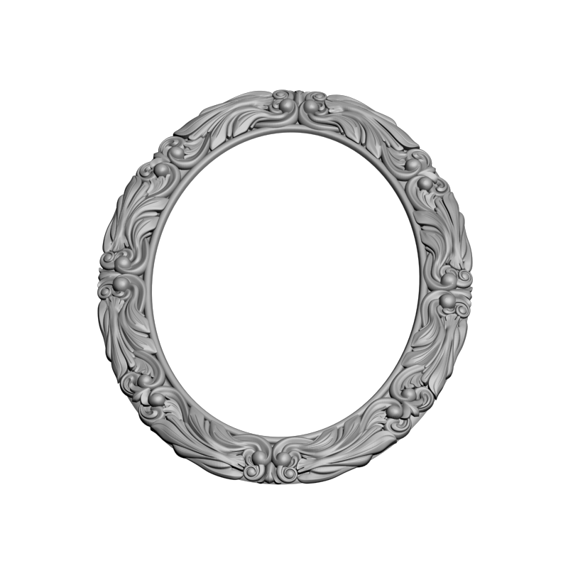 картинка Рамка резная D14-655 3D-STL.COM