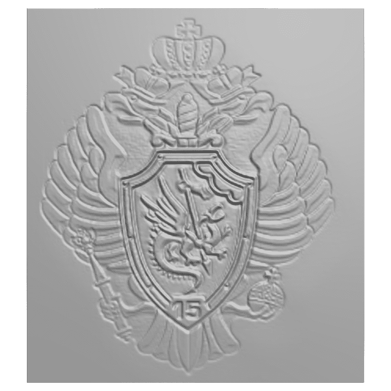 картинка Герб России RG1-027 3D-STL.COM