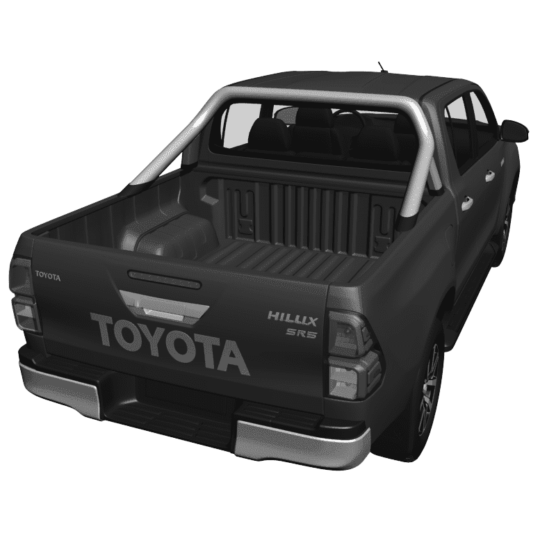 картинка Toyota Hilux Double Cab 2016 RT3-038 3D-STL.COM