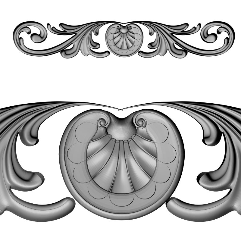картинка Накладка декоративная D10-351 3D-STL.COM