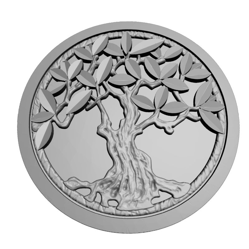 картинка Оберег Дерево P8-013 3D-STL.COM
