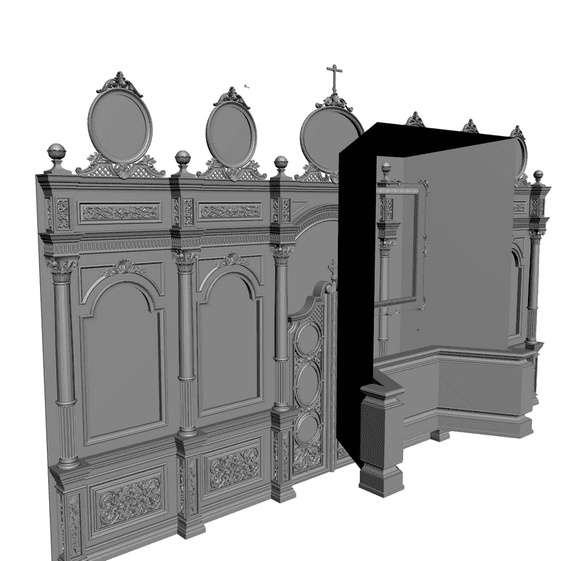 картинка Иконостас V2-002 3D-STL.COM