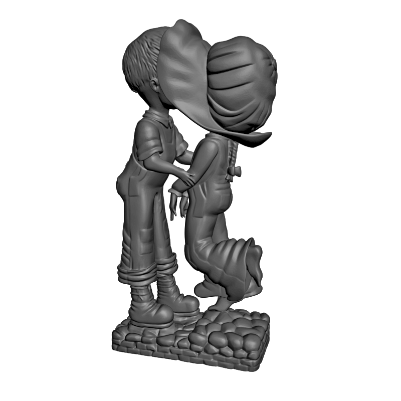 картинка Влюбленная пара L3-354 3D-STL.COM