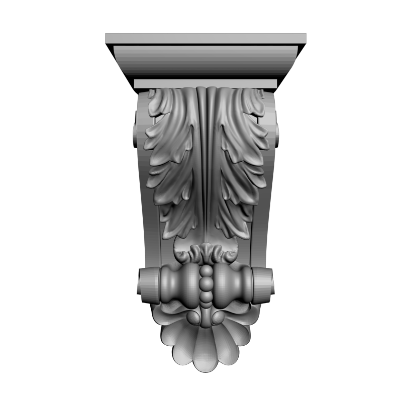 картинка Кронштейн резной D9-221 3D-STL.COM