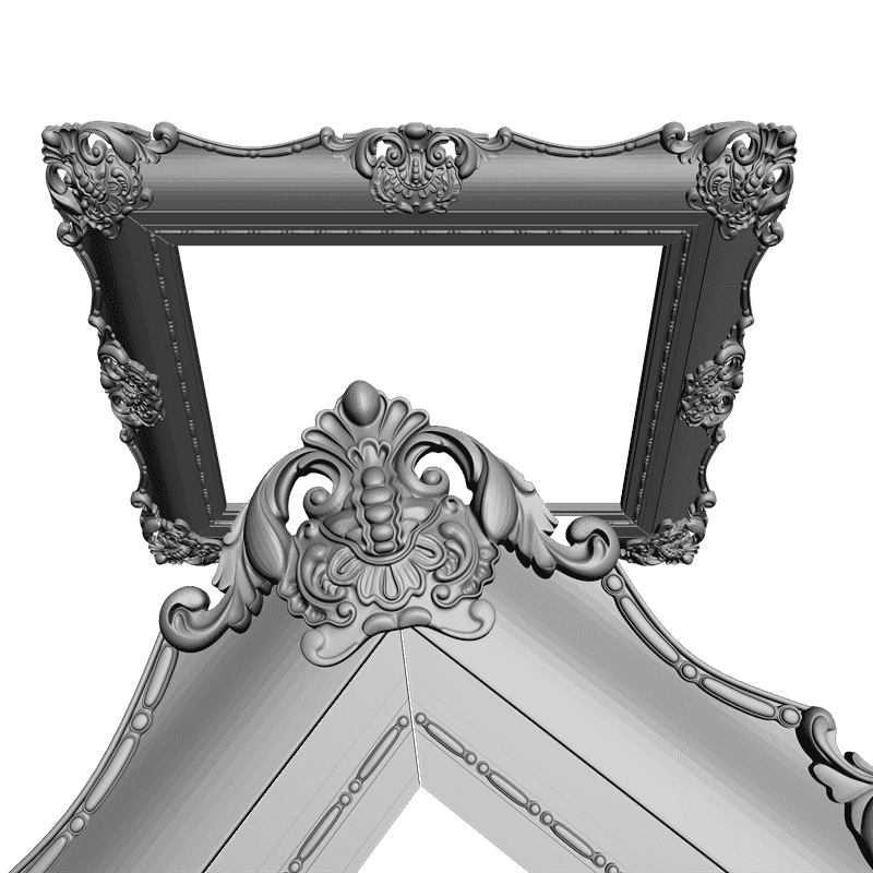 картинка Рамка резная для картины D14-125 3D-STL.COM